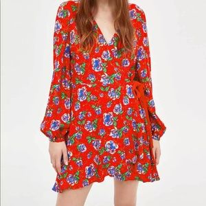 Zara Trafaluc collection wrap romper